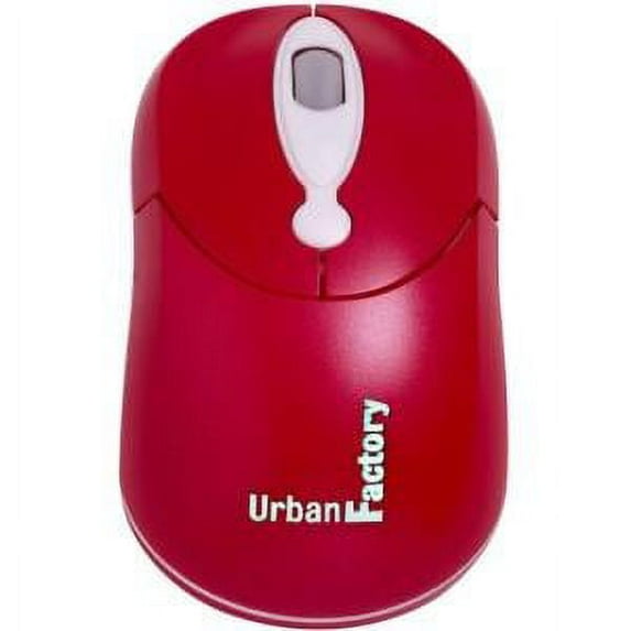 CRAZY MOUSE RED OPTICAL USB WIRED MOUSE 800DPI