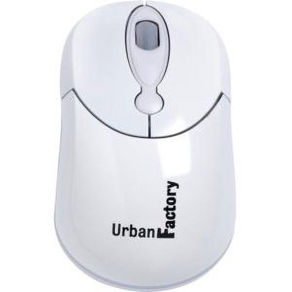 CRAZY MOUSE WHITE OPTICAL USB WIRED MOUSE 800DPI