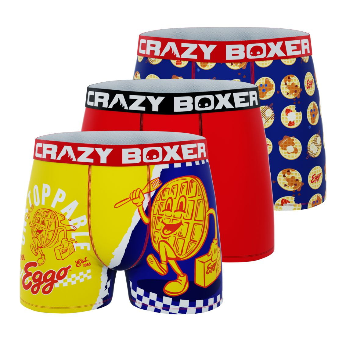 Crazy Boxers Kellogg's Eggos Boxer Briefs in Eggo Box