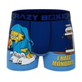 thumbnail image 1 of CRAZYBOXER Men's Garfield I hate Mondays Breathable Soft Boxer Briefs, 1 of 4