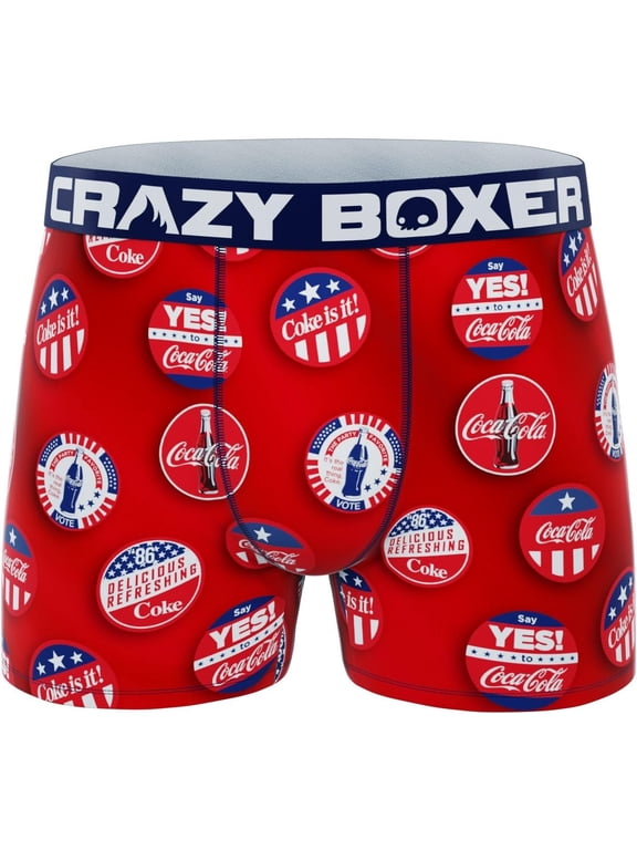Men's Underwear Coca Cola Freedom of movement Stretch Boxer Brief Durable