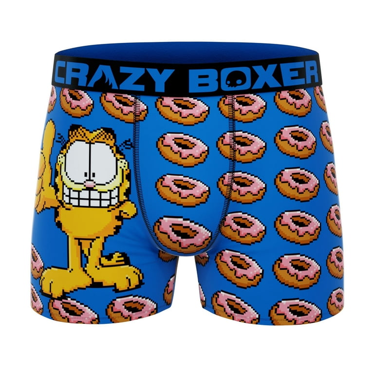 CRAZYBOXER Men's Underwear Garfield Soft Comfortable Boxer Brief Breathable  