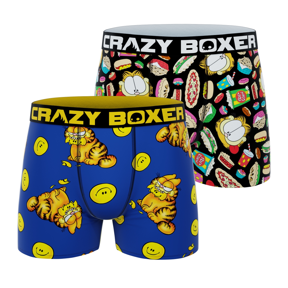 CRAZYBOXER Men's Underwear Garfield Soft Stretch Boxer Brief Freedom of