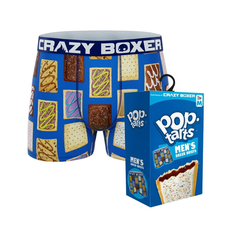 CRAZYBOXER Men's Underwear Kellogg's Pop Tarts Stretch Breathable Boxer  Brief Anti-irritation