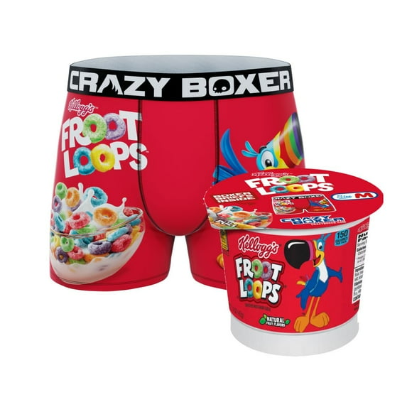 CRAZYBOXER Men's Underwear Kellogg's Toucan Sam Stretch Breathable Boxer Brief Anti-irritation
