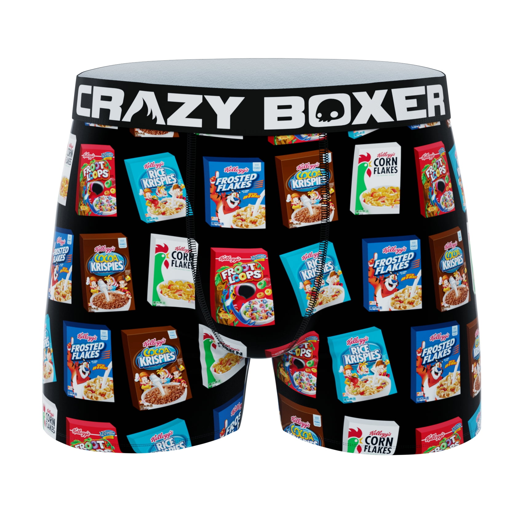 CRAZYBOXER Men's Underwear Kelloggs Stretch Comfortable Boxer Brief  Lightweight