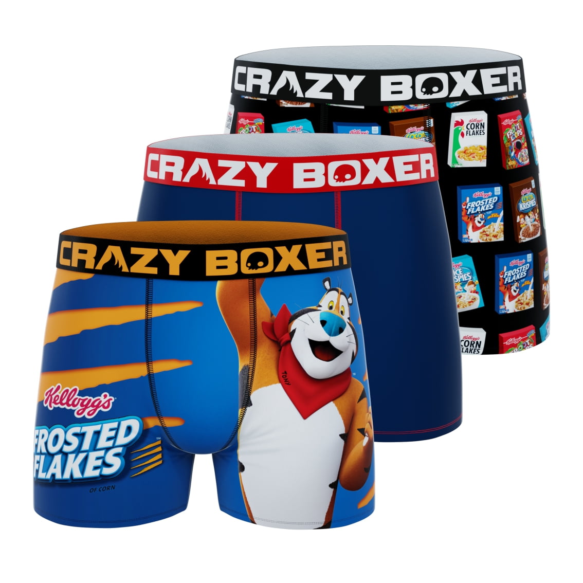 CRAZYBOXER Men's Underwear Kelloggs Stretch Soft Boxer Brief