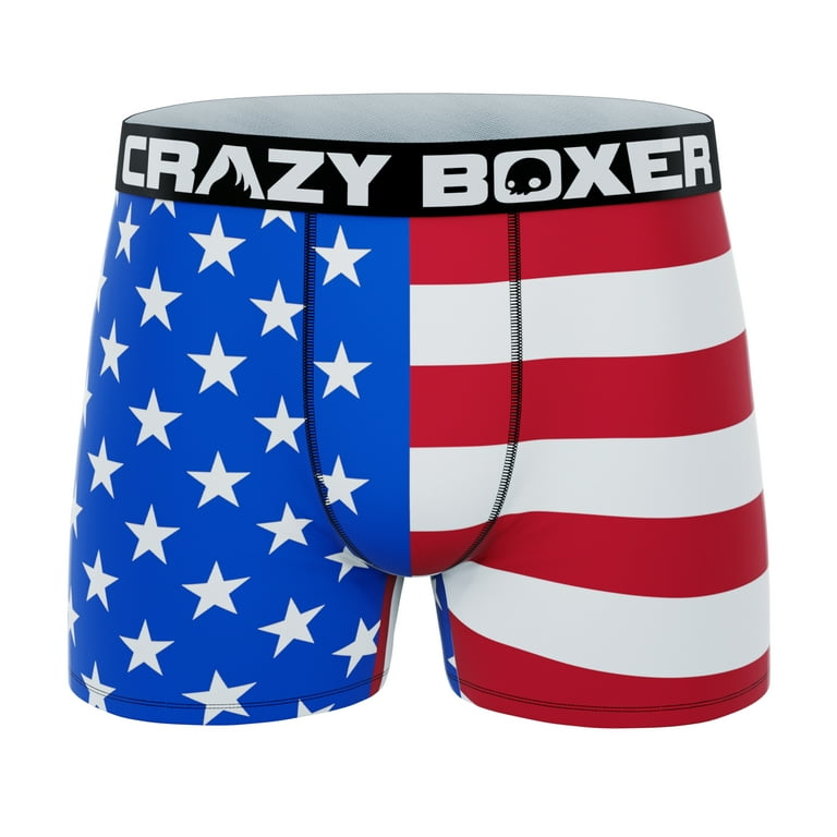 CRAZYBOXER Men's Underwear Lightweight Resistant Boxer Brief  Distortion-free 