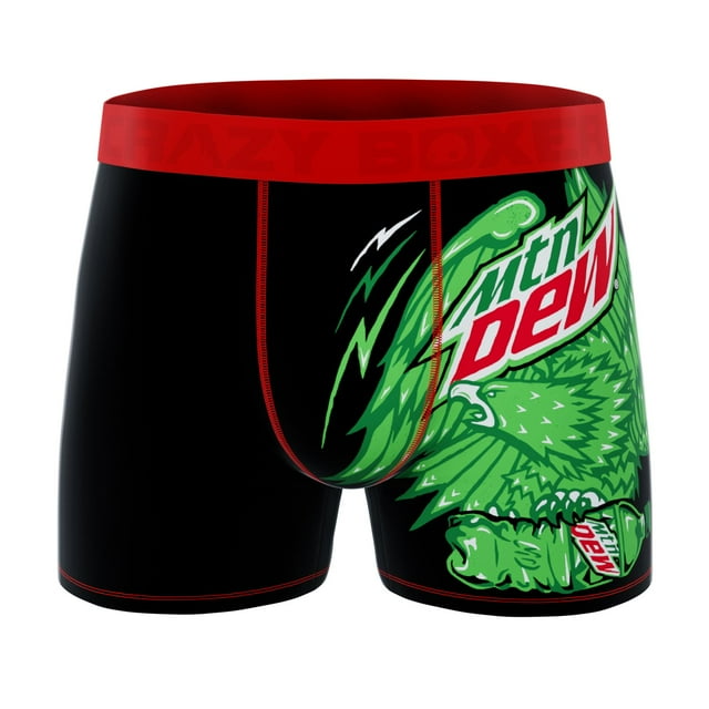 CRAZYBOXER Men's Underwear Mountain Dew Distortionfree Stretch Boxer