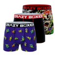 thumbnail image 1 of CRAZYBOXER Men's Underwear Ninja Turtles Comfortable Non-slip waistband Boxer Brief Stretch (3 PACK), 1 of 7