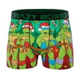 thumbnail image 1 of CRAZYBOXER Men's Underwear Ninja Turtles Non-slip waistband Breathable Boxer Brief Perfect fit, 1 of 4