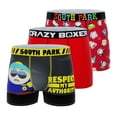 thumbnail image 1 of CRAZYBOXER Men's Underwear South Park Perfect fit Lightweight Boxer Brief Soft (3 PACK), 1 of 7