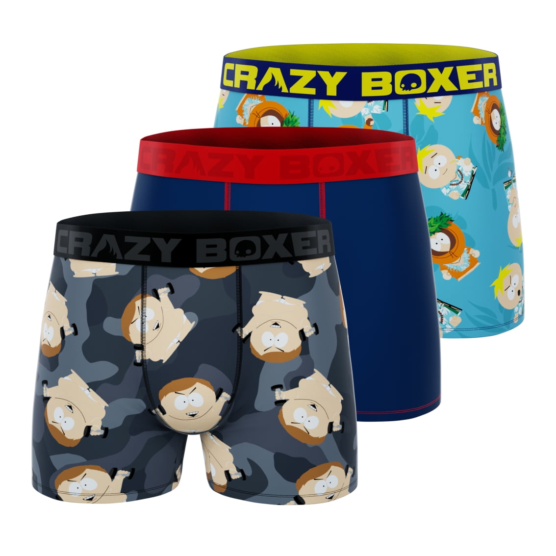 CRAZYBOXER South Park Cartman Men's Boxer Briefs (Pack 5)