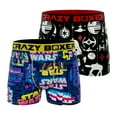 thumbnail image 1 of CRAZYBOXER Men's Underwear Star Wars Freedom of movement Resistant Boxer Brief Distortion-free (2 PACK), 1 of 5