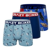 CRAZYBOXER Men's Underwear Star Wars Lightweight Resistant Boxer Brief Soft (3 PACK)