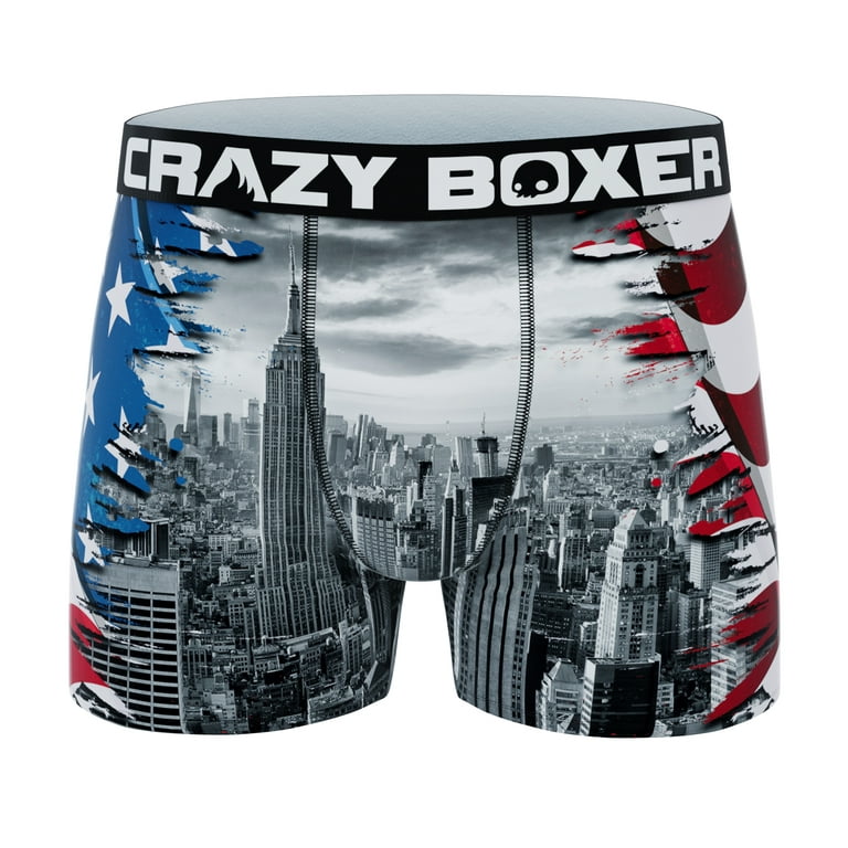 CRAZYBOXER Men's Underwear Stretch Non-slip waistband Boxer Brief  Comfortable 