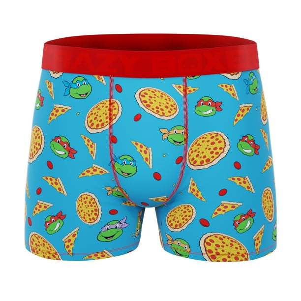CRAZYBOXER Men's Underwear TMNT Pizza Box Non-slip waistband Soft