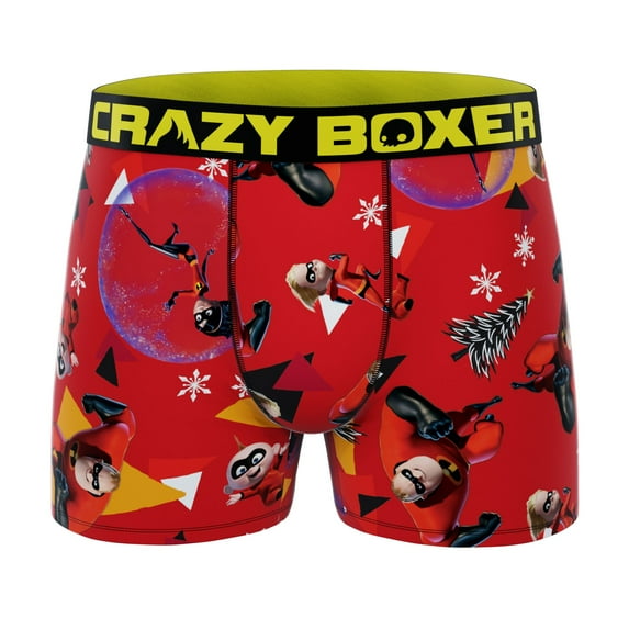 CRAZYBOXER Men's Underwear The Incredibles Freedom of movement Breathable Boxer Brief Perfect fit