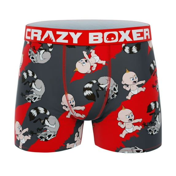CRAZYBOXER Men's Underwear The Incredibles Soft Comfortable Boxer Brief Lightweight