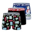 thumbnail image 1 of CRAZYBOXER Men's Underwear The Mandalorian Distortion-free Lightweight Boxer Brief Comfortable (3 PACK), 1 of 7