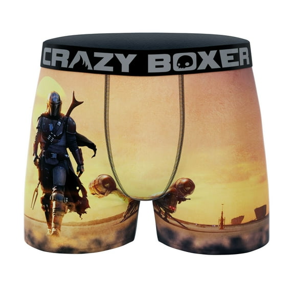 CRAZYBOXER Men's Underwear The Mandalorian Lightweight Comfortable Boxer Brief Stretch