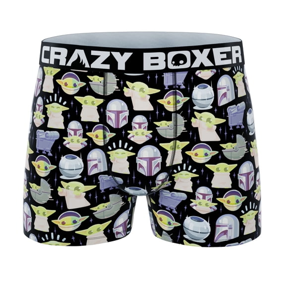 CRAZYBOXER Men's Underwear The Mandalorian Soft Soft Boxer Brief Freedom of movement