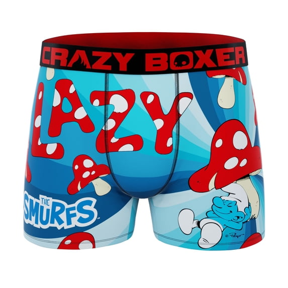 CRAZYBOXER Men's Underwear The Smurfs Soft Original Boxer Brief Distortion-free
