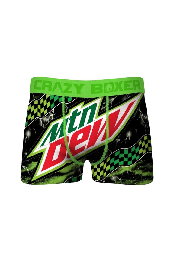 CRAZYBOXER Mountain Dew Logo Men's Boxer Briefs