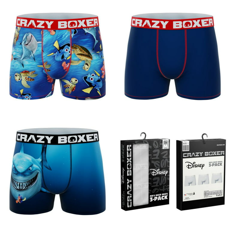 CRAZYBOXER Pixar Finding Nemo; Men's Boxer Briefs, 3-Pack