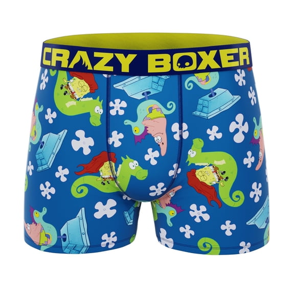 CRAZYBOXER SpongBob Seahorse Men's Boxer Briefs