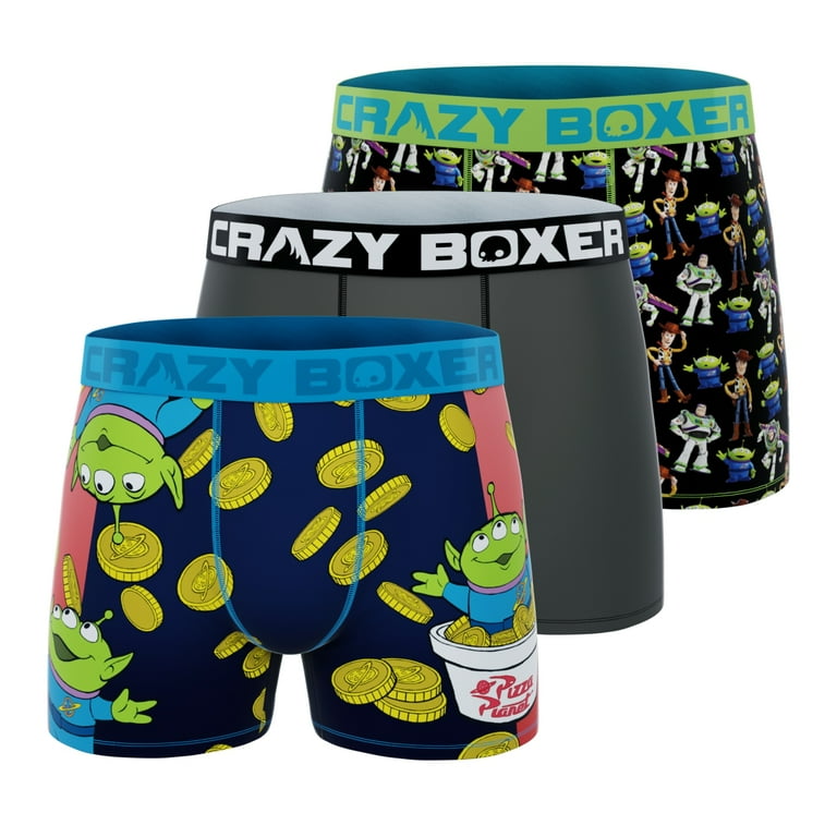 CRAZYBOXER Toy Story Woody Men's Boxer Briefs (3 pack)
