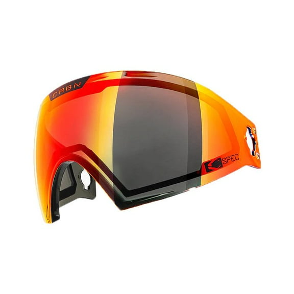 CRBN Zero SLD Pro Paintball Mask C-SPEC - Highlight Lens - Grey / Red Mirror