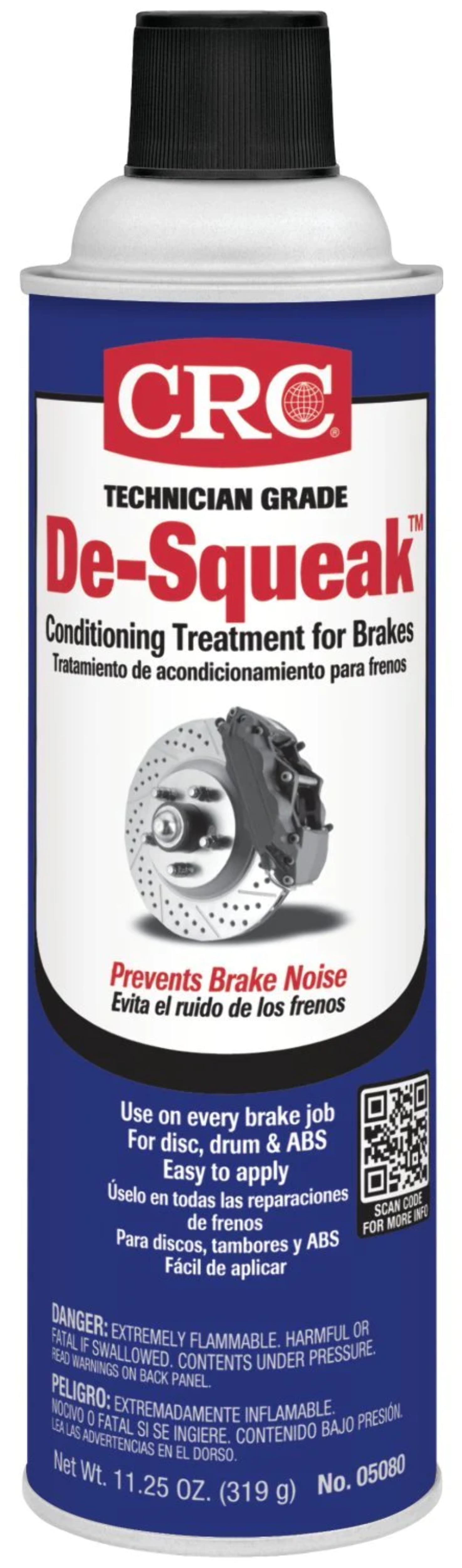 CRC 05080 Brake Anti Squeal Fluid Spray DeSqueak Conditioning