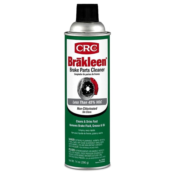CRC Brakleen Brake Parts Cleaner Non-Chlorinated - Low VOC - 14 oz Spray