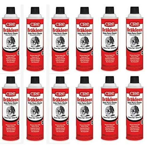 CRC 05089 Brakleen Brake Parts Cleaner 19 oz Can 12 per Pack