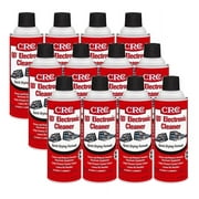 CRC Quick Dry Electronic Parts Cleaner Can, 11 oz 12 Pack