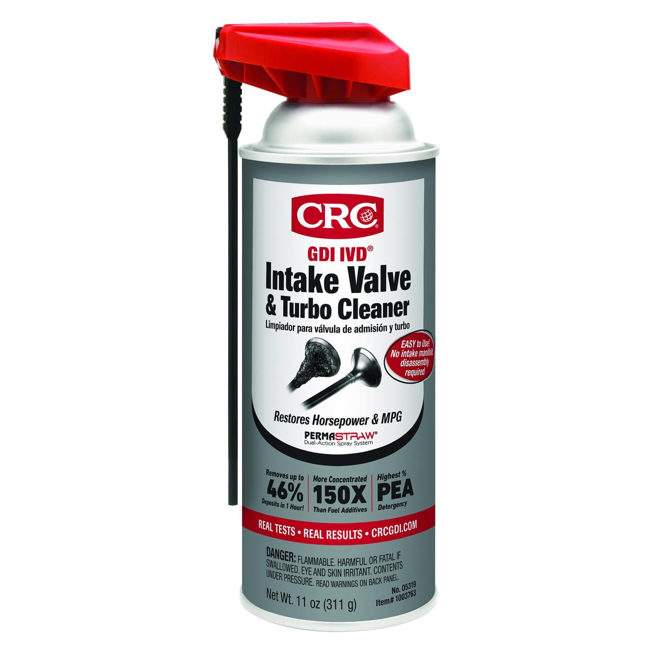 CRC Automotive Engine Intake Valve & Turbo Cleaner Spray, Air Fuel Car