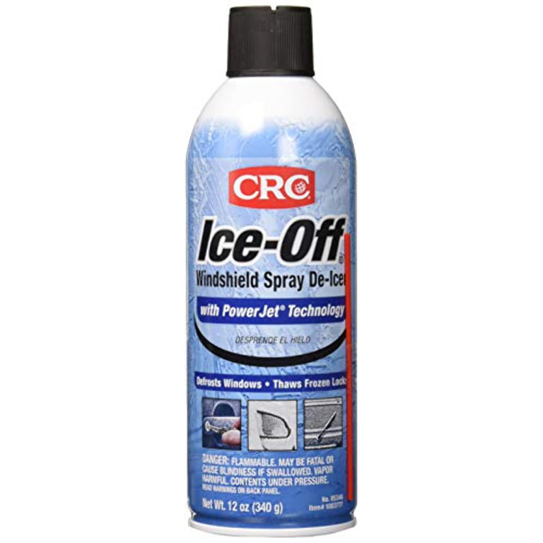 CRC 05346 Ice-Off Windshield De-Icer, 12 Wt Oz (3pk), Melts ice