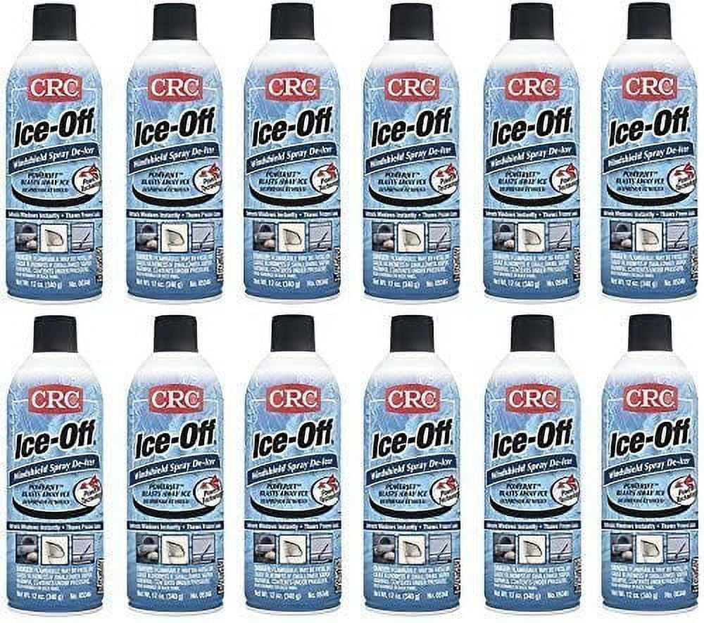 CRC 05346 IceOff Windshield Spray DeIcer, 12 Wt. oz, 12 Bottles (Case