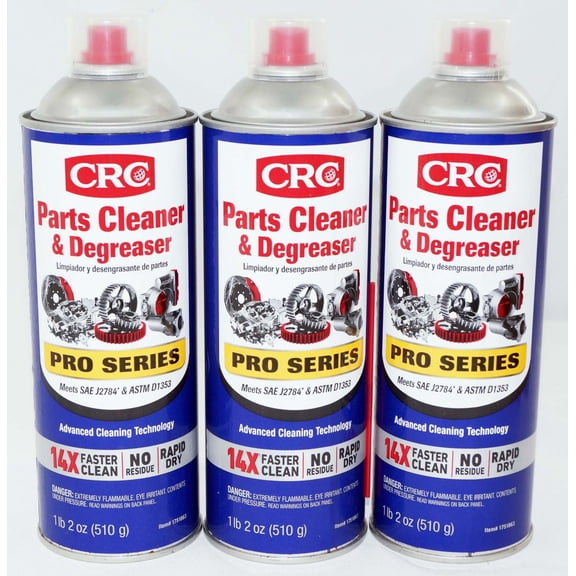 CRC Automotive Parts Cleaner and Degreaser Pro Series 18 oz - 3 Pack