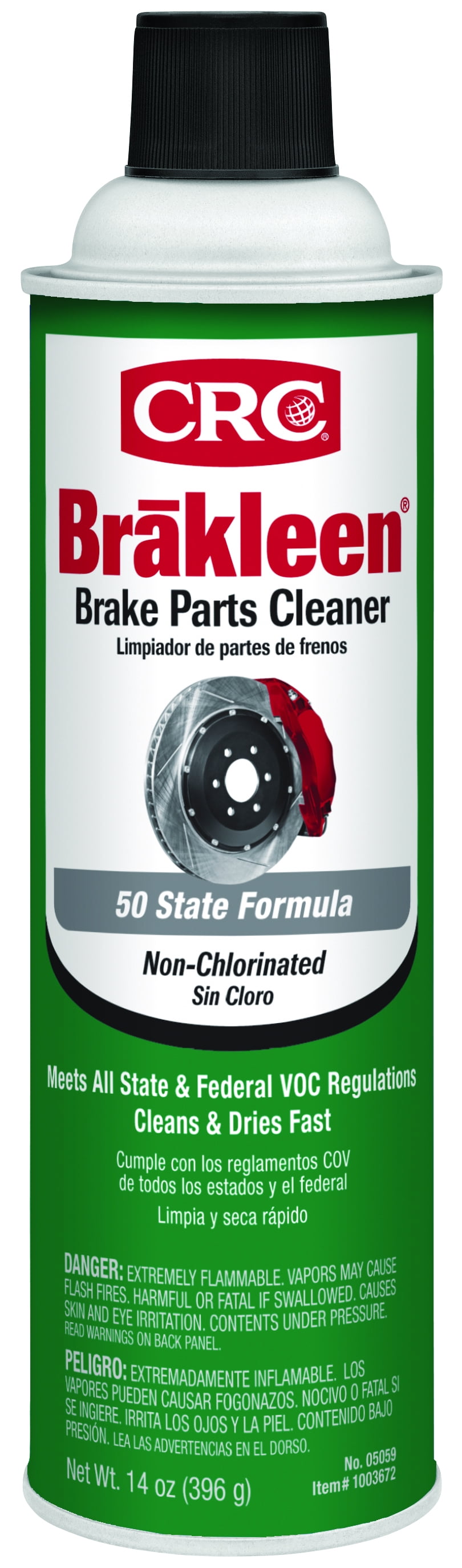 CRC Brakleen Non-Chlorinated Brake Parts Cleaner, 1 Gallon, 209513