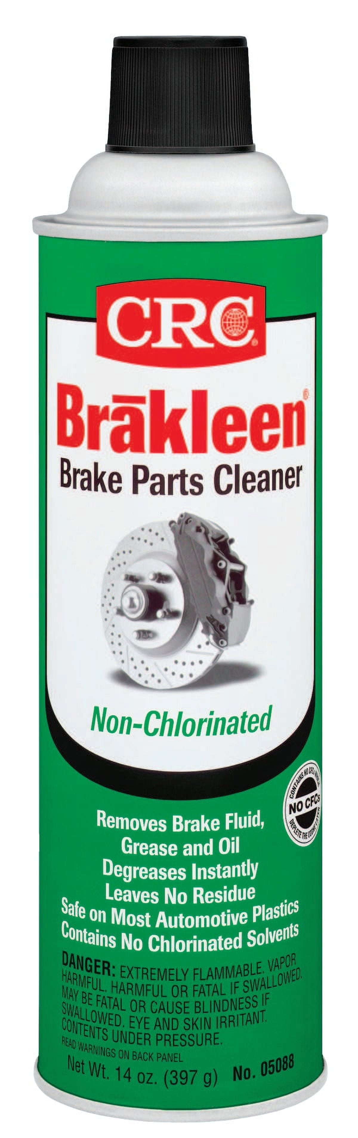 CRC Brakleen NonChlorinated Brake Parts Cleaners, 14 oz Aerosol Can