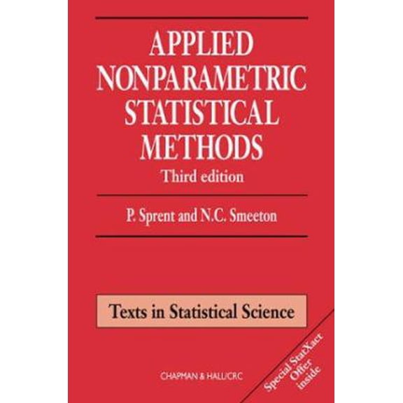 Pre-Owned CRC/C&h Texts in Statistical Science (Paperback): Applied Nonparametric Statistical Methods, Third Edition (Edition 3) (Hardcover)