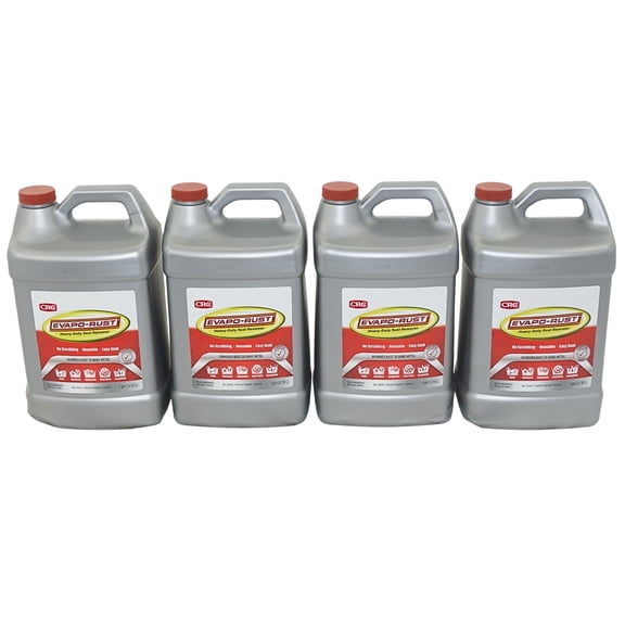 CRC ER012 Evapo-Rust Super Safe Rust Remover - 1 Gallon Bottle - Qty 4