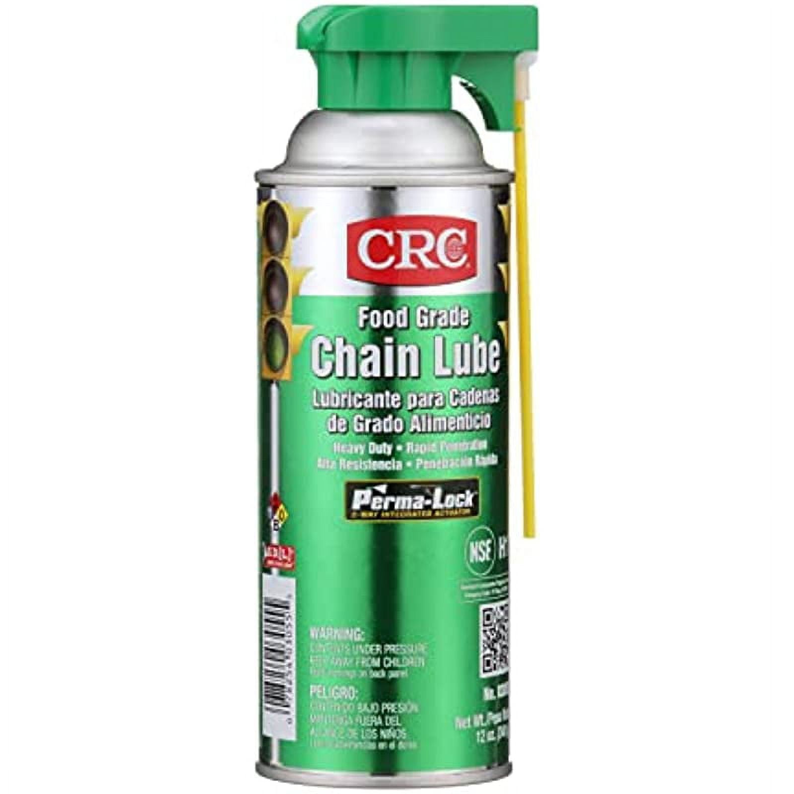 CRC Food Grade Chain Lube 03055 12 Wt. Oz. Aerosol, NSF H1 Gear