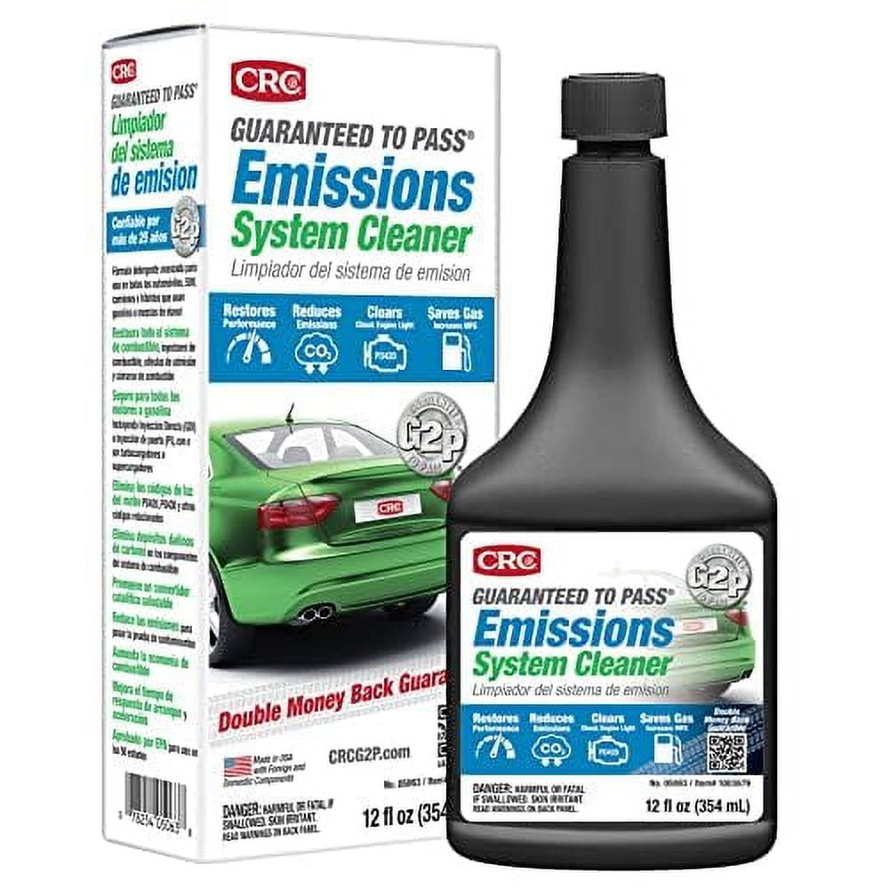 CRC Guaranteed to Pass Emissions Test Formula, 12 Fluid Ounce