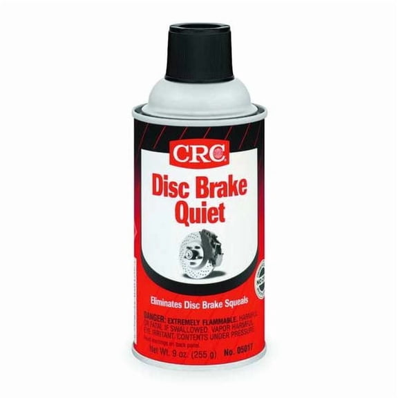 CRC Brake Quiet Aerosol, 12 oz  Stops Squeals & Squeaks, Water-Resistant, Ideal for Brake Pads & Contact Points for Cars, Trucks, and SUVs