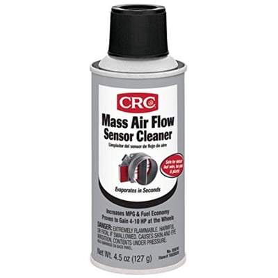 CRC Mass Air Flow Sensor Cleaner, 4.5 oz – Spray for Cars and Trucks.