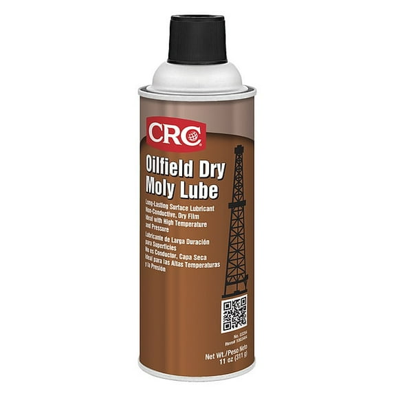 Crc Dry Film Lubricant, 16 oz, Aerosol Can, Molybdenum, Gray 03284