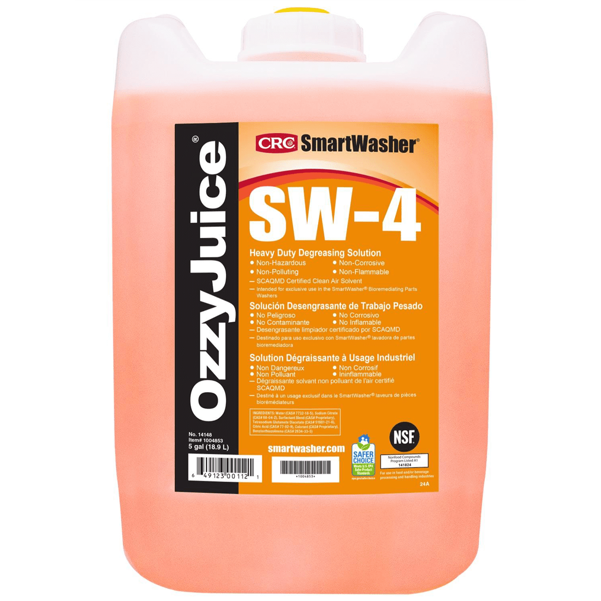 CRC Industries 14148 5 gal Ozzy Juice Heavy Duty Degreasing